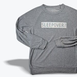 good hYOUman Sweatshirt Sleepover Graphic Raglan Super Soft Made in USA Small